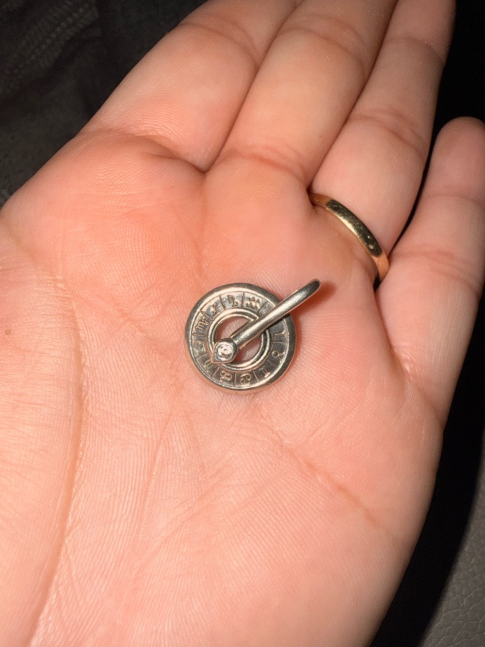 Sterling Silver zodiac Charm - Silver